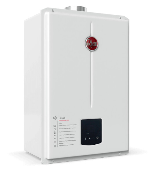 Aquecedor Rheem Digital 39,5 L GN / 40 L GLP